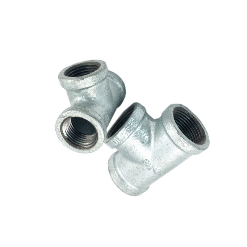 3/4 Inch Plumbing Union Fitting GI Equal Tee Beaded Type