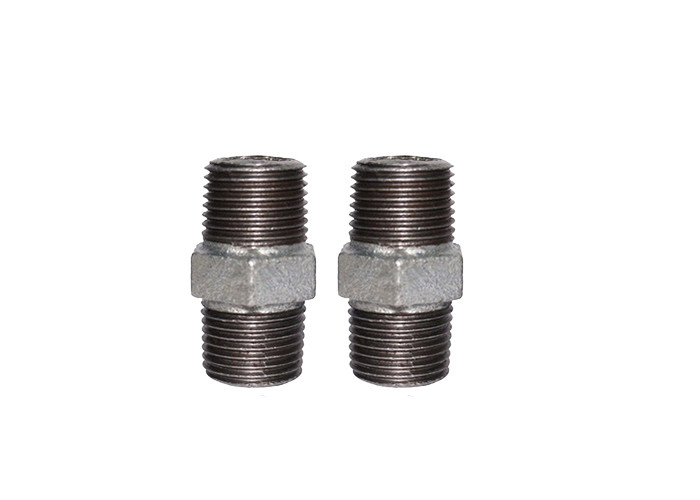1-1/2&quot; Malleabale Iron Barrel Pipe Fitting Nipple Male Hex Nipple FM / UL Certificated