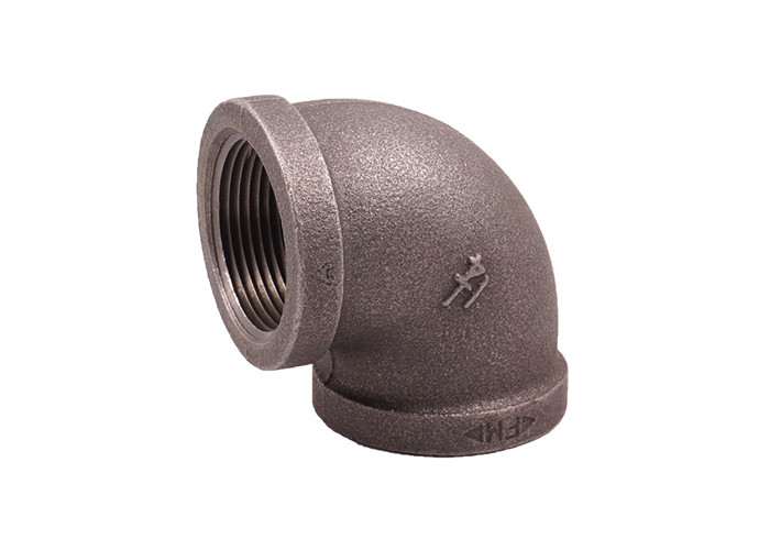 1/2 Npt Malleable Iron Elbow Threaded Pipe Connectors 1.6Mpa Working Pressure